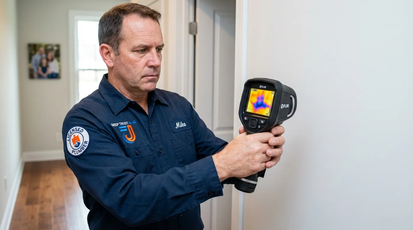 Thermal imaging leak detection by Johns Plumbing LLC in Yanceyville